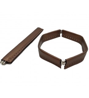 Çanta Aksesuar Bakır Renk Derili Metal Çanta Ağzı 24 Cm