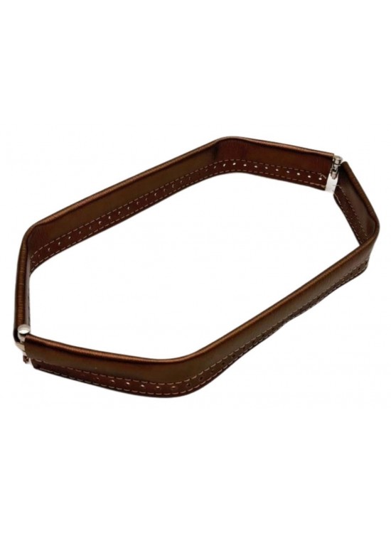 Çanta Aksesuar Bakır Renk Derili Metal Çanta Ağzı 33 Cm Çanta Aksesuar Bakır Renk Derili Metal Çanta Ağzı 33 Cm