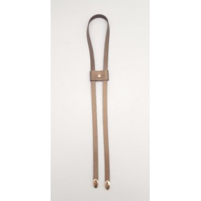 Çanta Aksesuar Bakır Tek Kat Suni Deri Büzgü Light Gold Metalli