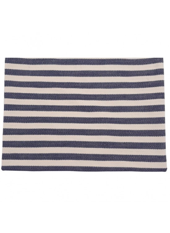 Çanta Aksesuar Balıksırtı Lacivert Çizgili Keten Çanta Yapım Kumaşı Çanta Aksesuar Balıksırtı Lacivert Çizgili Keten Çanta Yapım Kumaşı