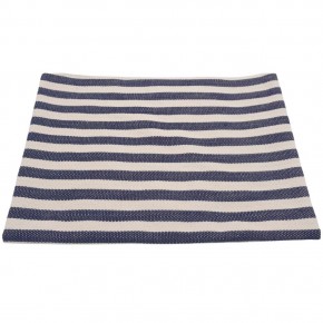 Çanta Aksesuar Balıksırtı Lacivert Çizgili Keten Çanta Yapım Kumaşı