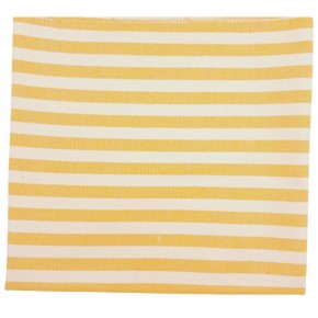 Çanta Aksesuar Balıksırtı Sarı Çizgili Keten Çanta Yapım Kumaşı