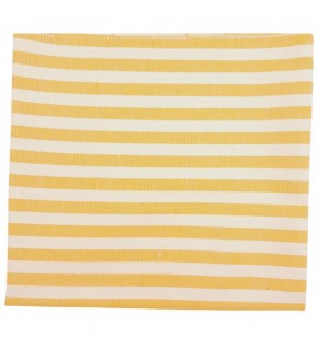 Çanta Aksesuar Balıksırtı Sarı Çizgili Keten Çanta Yapım Kumaşı