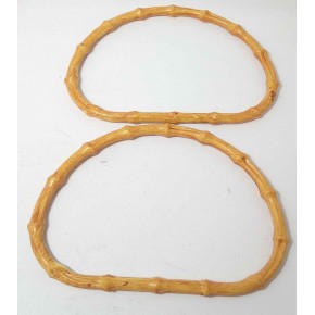 Çanta Aksesuar Bambu Görünümlü Plastik Çanta Sapı