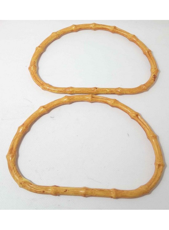 Çanta Aksesuar Bambu Görünümlü Plastik Çanta Sapı