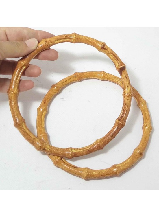 Çanta Aksesuar Bambu Görünümlü Plastik Çanta Sapı