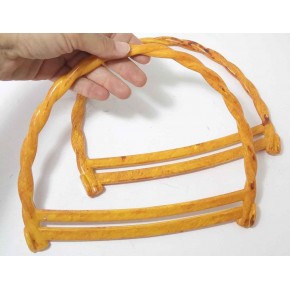 Çanta Aksesuar Bambu Görünümlü Plastik Çanta Sapı