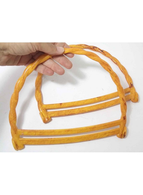 Çanta Aksesuar Bambu Görünümlü Plastik Çanta Sapı