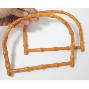 Çanta Aksesuar Bambu Görünümlü Plastik Çanta Sapı