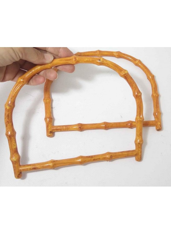 Çanta Aksesuar Bambu Görünümlü Plastik Çanta Sapı