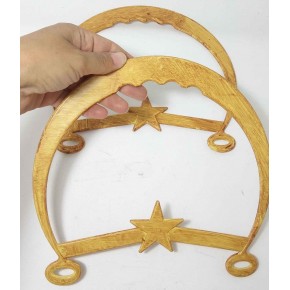 Çanta Aksesuar Bambu Görünümlü Plastik Çanta Sapı