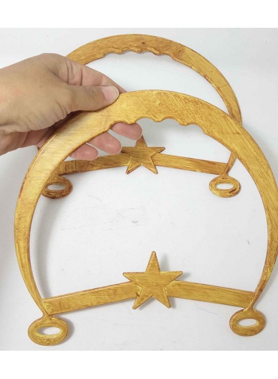 Çanta Aksesuar Bambu Görünümlü Plastik Çanta Sapı