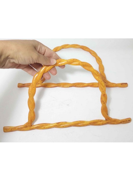 Çanta Aksesuar Bambu Görünümlü Plastik Çanta Sapı