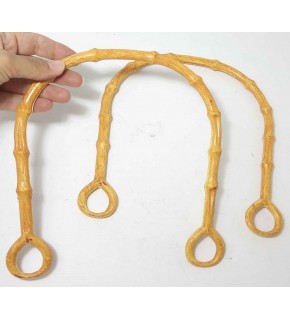 Çanta Aksesuar Bambu Görünümlü Plastik Çanta Sapı
