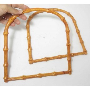 Çanta Aksesuar Bambu Görünümlü Plastik Çanta Sapı