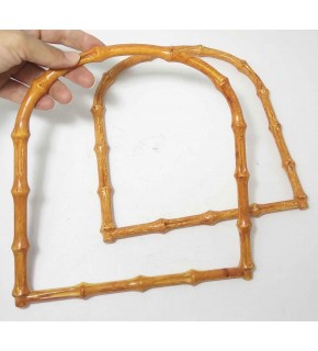 Çanta Aksesuar Bambu Görünümlü Plastik Çanta Sapı