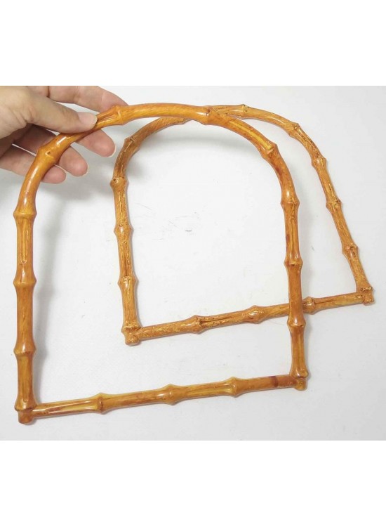 Çanta Aksesuar Bambu Görünümlü Plastik Çanta Sapı