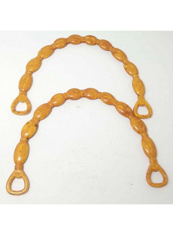 Çanta Aksesuar Bambu Görünümlü Plastik Çanta Sapı