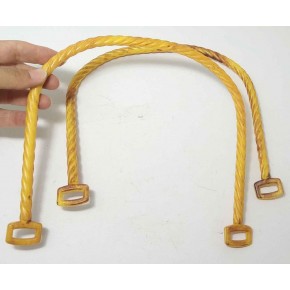 Çanta Aksesuar Bambu Görünümlü Plastik Çanta Sapı