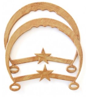 Çanta Aksesuar Bambu Görünümlü Plastik Çanta Sapı B15