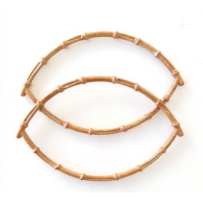 Çanta Aksesuar Bambu Görünümlü Plastik Çanta Sapı B18