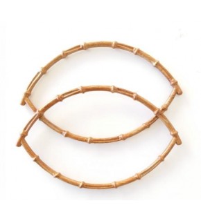 Çanta Aksesuar Bambu Görünümlü Plastik Çanta Sapı B18