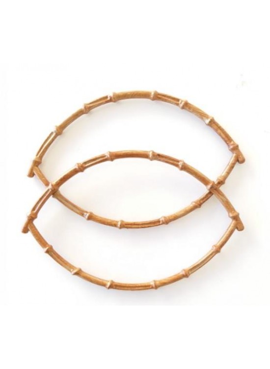 Çanta Aksesuar Bambu Görünümlü Plastik Çanta Sapı B18