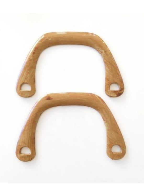 Çanta Aksesuar Bambu Görünümlü Plastik Çanta Sapı B22