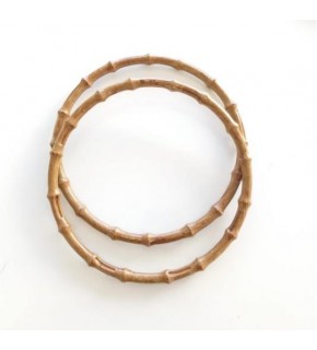 Çanta Aksesuar Bambu Görünümlü Plastik Çanta Sapı B4