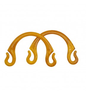 Çanta Aksesuar Bambu Görünümlü Plastik Çanta Sapı No:28 Açık Renk