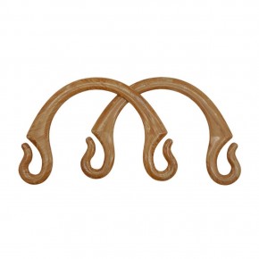 Çanta Aksesuar Bambu Görünümlü Plastik Çanta Sapı No:28 Koyu Renk