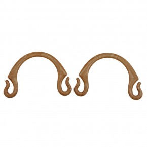 Çanta Aksesuar Bambu Görünümlü Plastik Çanta Sapı No:28 Koyu Renk