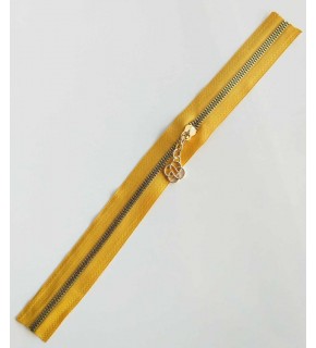 Çanta Aksesuar Başlıklı Fermuar 40 Cm Light Gold Metal Hardal