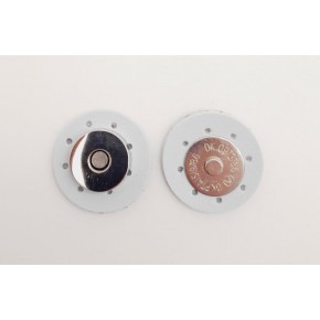 Çanta Aksesuar Bebe Mavi Suni Derili Mıknatıslı Çıtçıt Gümüş Metalli