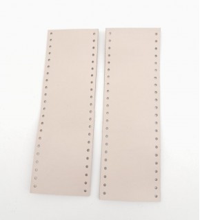 Çanta Aksesuar Bej Gerçek Deri Tutma Sapı 15X6 Cm Simit Sap