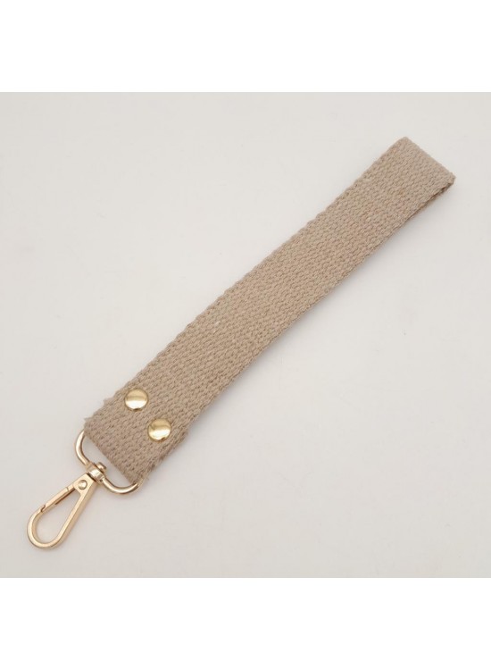 Çanta Aksesuar Bej Pamuklu Kolon Elcik Light Gold Metalli Çanta Aksesuar Bej Pamuklu Kolon Elcik Light Gold Metalli