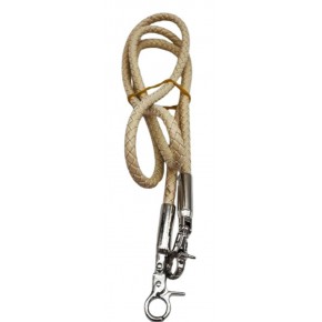 Çanta Aksesuar Bej Renk 120 cm  Tek Örme Çanta Sapı Gümüş Metal