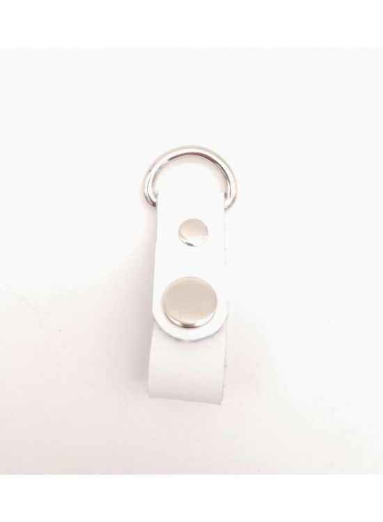 Çanta Aksesuar Beyaz Gerçek Deri Çıtçıtlı Sapucu Böce Gümüş Metalli 1 Adet Çanta Aksesuar Beyaz Gerçek Deri Çıtçıtlı Sapucu Böce Gümüş Metalli 1 Adet