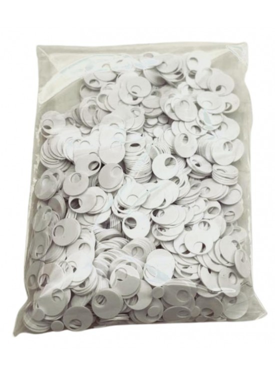 Çanta Aksesuar Beyaz Renk 1 Cm Pul 40 Gr