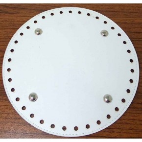 Çanta Aksesuar Beyaz Renk 20 Cm Yuvarlak Taban