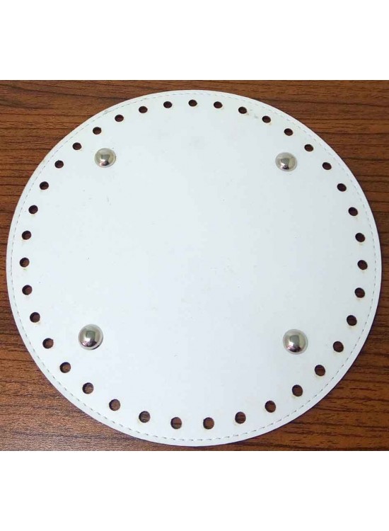 Çanta Aksesuar Beyaz Renk 20 Cm Yuvarlak Taban