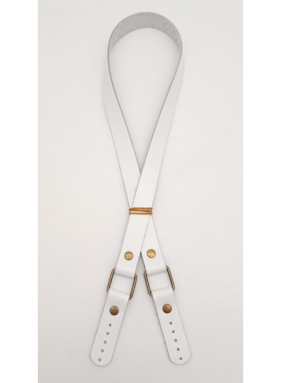 Çanta Aksesuar Beyaz Renk Kare İki Model Gerçek Deri Çanta Sapı Antik Metalli Çanta Aksesuar Beyaz Renk Kare İki Model Gerçek Deri Çanta Sapı Antik Metalli