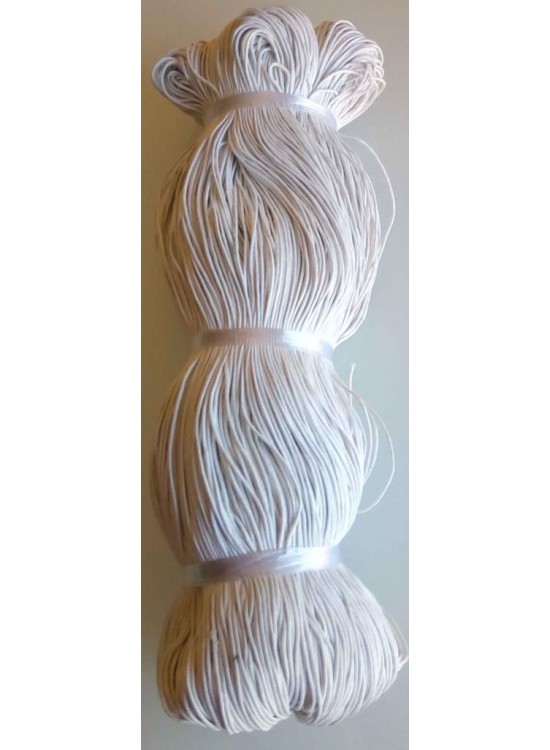 Çanta Aksesuar Beyaz Renk Mumlu Koton İp