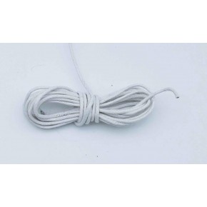Çanta Aksesuar Beyaz Renk Mumlu Koton İp 5 Metre