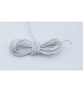 Çanta Aksesuar Beyaz Renk Mumlu Koton İp 5 Metre