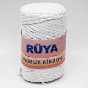 Çanta Aksesuar Beyaz Renk Pamuk Ribbon No:6