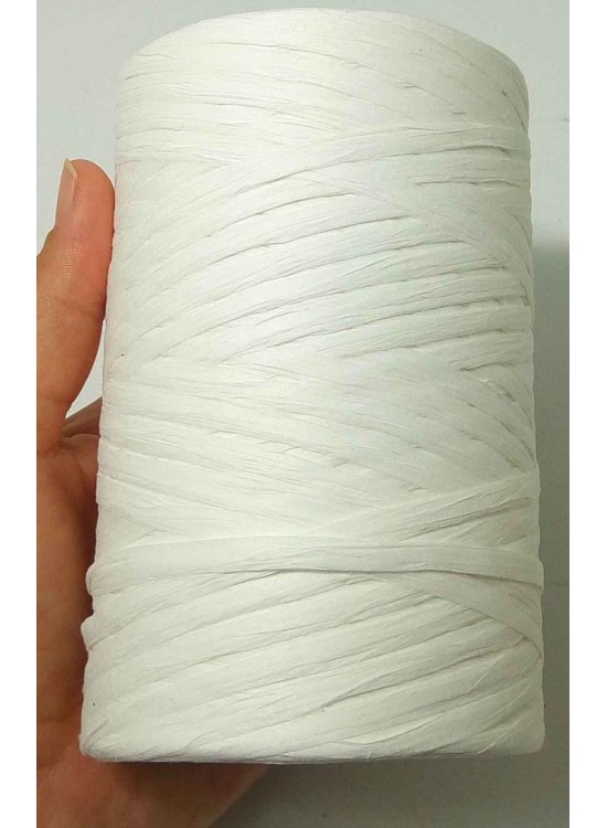 Çanta Aksesuar Beyaz Renk Rafya İp