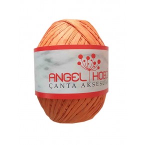 Çanta Aksesuar Bobin Rafya 150 Gr Turuncu No:1