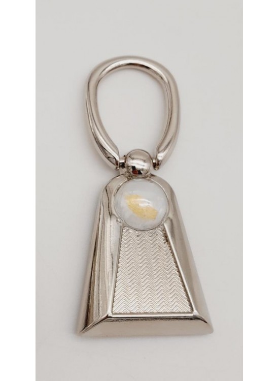 Çanta Aksesuar Boncuk Detaylı Gümüş Renk Kulpluk 1 Adet