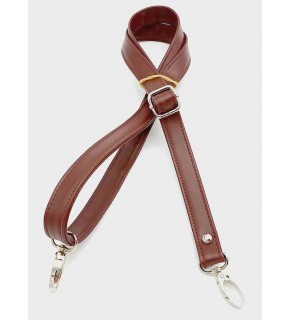 Çanta Aksesuar Bordo 125X2 Cm Çanta Sapı Sürgütlü Gümüş Metal